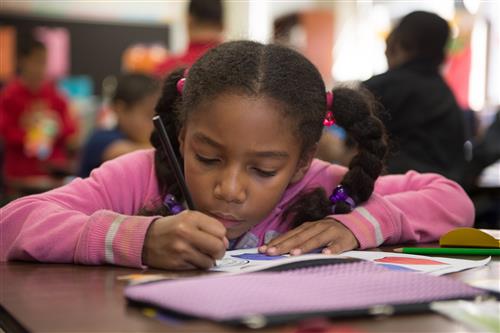 Student writing 