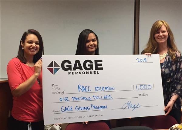  Gage Scholarship Winner